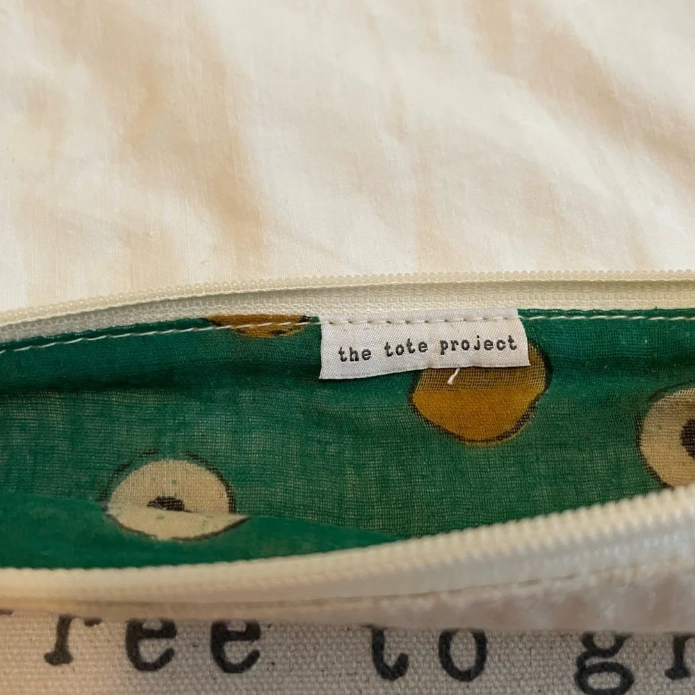 NWOT Lined Canvas Bag.